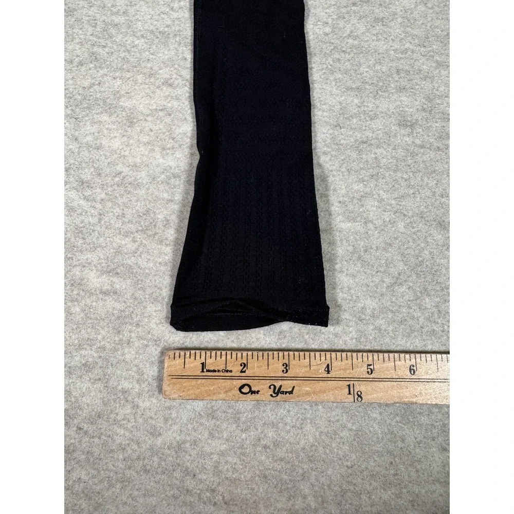 Lululemon Leggings Womens 2 Black‎ High Rise Ankle Jacquard Knit Yoga Athletic
